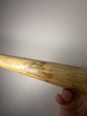 Vintage 1960s Stall & Dean Wood Baseball Bat Lightweight Special 32 Inch Great S